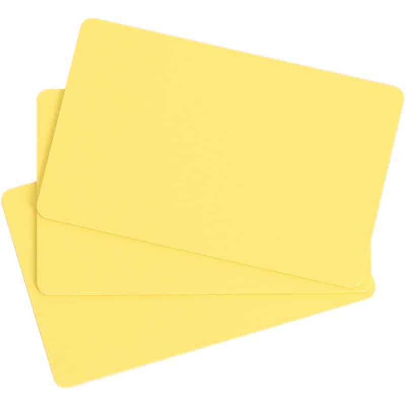 Karta plastikowa żółta do cenówek i etykiet C4101 (op. 100szt.)