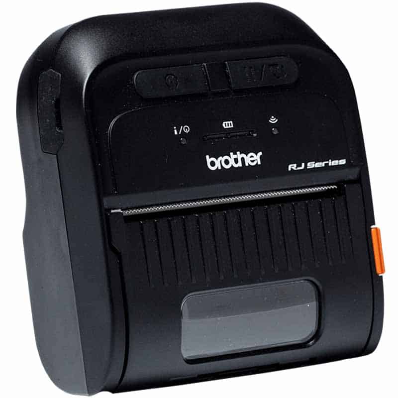Przenośna drukarka etykiet i paragonów Brother RJ-3055WB, 3-calowa (Bluetooth/Wi-Fi) RJ3055WBXX1 / z baterią, bez zasilacza
